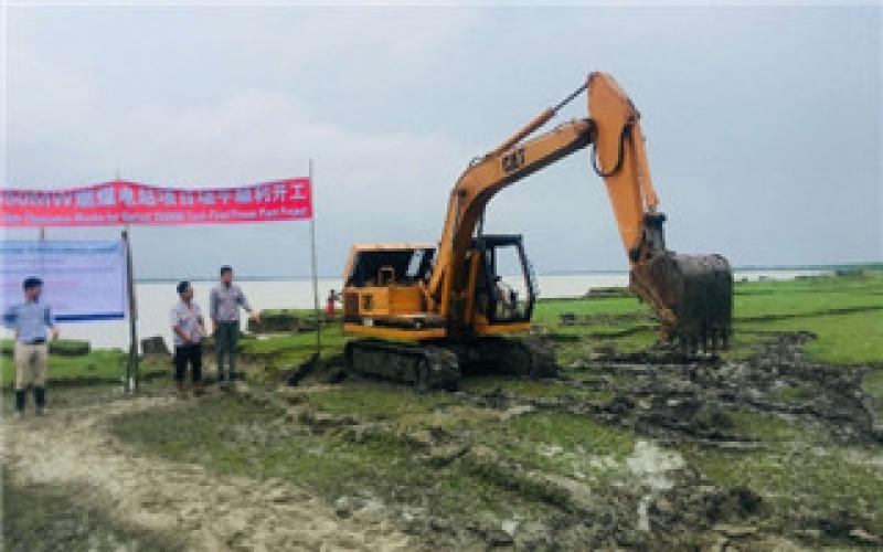 孟加拉巴瑞薩發電公司廠區一級圍堰順利達標