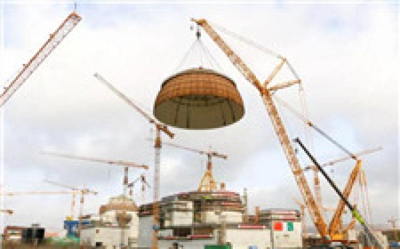 海外華龍一號卡拉奇3號機(jī)組核島成功實(shí)現(xiàn)穹頂?shù)跹b