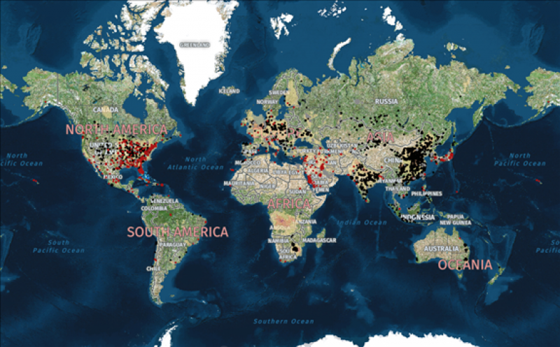 遠(yuǎn)超中國印度和美國的地區(qū)，南非姆普馬蘭加成全球最大的二氧化氮（NO2）空氣污染區(qū)