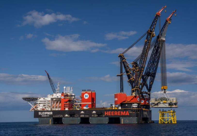 蘇格蘭Inch Cape海上風(fēng)電場完成關(guān)鍵基礎(chǔ)設(shè)施安裝