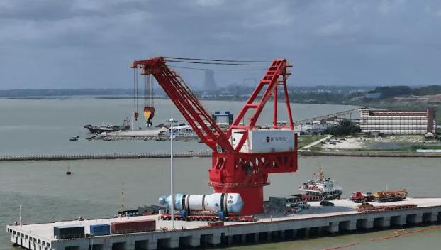 重量級“蒸汽管家”入駐，廉江核電1號機組關鍵設備運抵現場