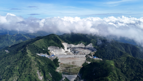廣西首座抽水蓄能電站上水庫(kù)開始蓄水