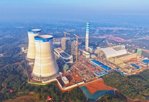 中國(guó)能建承建株洲百萬(wàn)千瓦機(jī)組汽輪機(jī)扣蓋完成